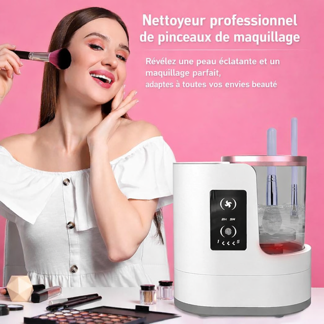 Nettoyeur électrique de pinceaux - des pinceaux propre en 10 secondes