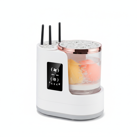Automatic Makeup Brush Cleaner Dryer Machine Cosmetic Brushes Cleaning Air Drying Machine Sponge Egg Washing Drying Tools
